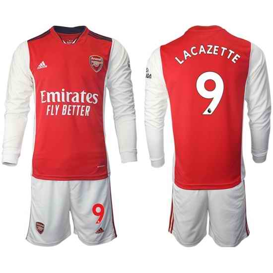 Men Arsenal Long Sleeve Soccer Jerseys 508